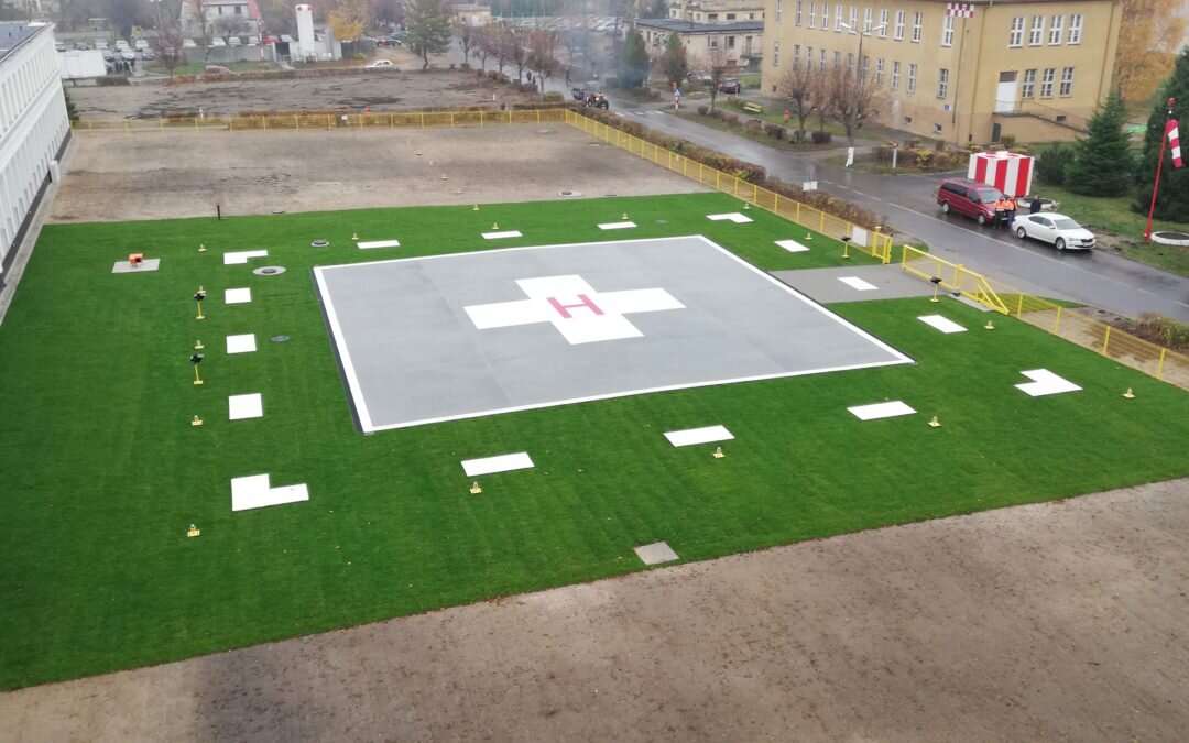 Realizujemy budowę lądowiska w Łapach
