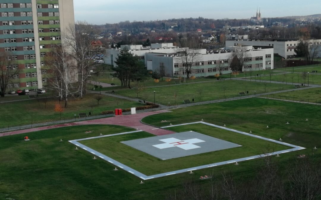 Lądowisko w Rybniku już po przebudowie