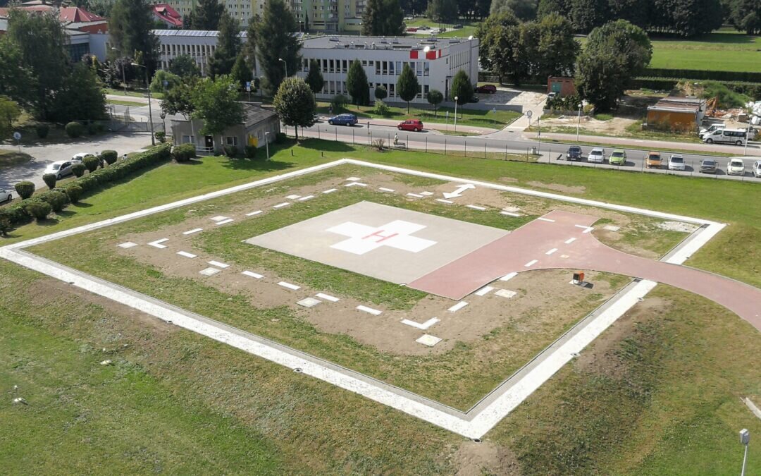 We have completed the reconstruction of the helipad in Oświęcim