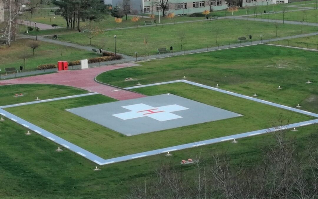 We are starting the construction of a landing pad at the County Hospital in Strzelce Opolskie